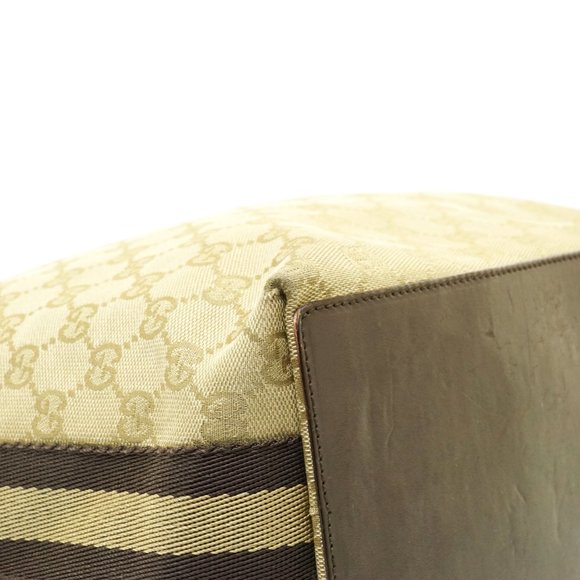 Auth Gucci Bag Brown Canvas #7270G15 - Picture 7 of 13